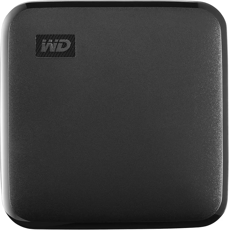 WD Elements SE WDBAYN0010BBK-WESN Extern SSD-disk, Svart, 1 TB — Portabel digital och ljud