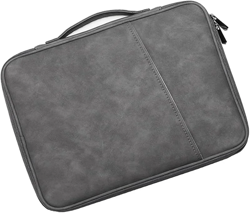 Laptopfodral 14-15 tum vattentät väska för surfplatta fodral handbagage bärbar laptop fodral mörkgrå — Mobil och surfplatta