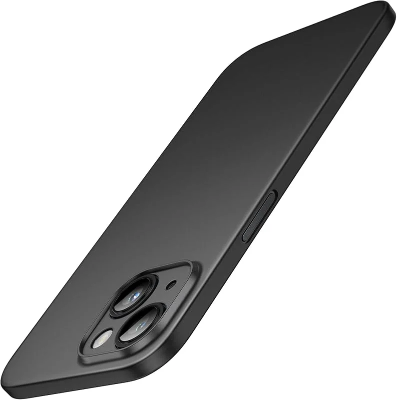 JETech Ultratunn Skal för iPhone 15, Svart — Mobil och surfplatta