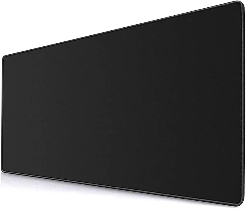 utökad gaming-musmatta, extra stor, 800 x 300 x 3 mm, vattentålig musmatta med halkfri bas, för stationär och bärbar dator (80 x 30 cm, svart) — Datortillbehör