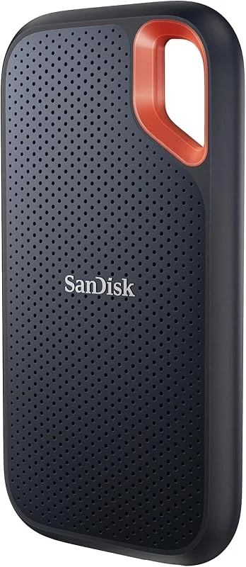 SanDisk 1TB Extreme Bärbar SSD, Extern NVMe Solid State-enhet, upp till 1050 MB, s, IP65-klassad damm- och vattenbeständighet, Svart — Datortillbehör