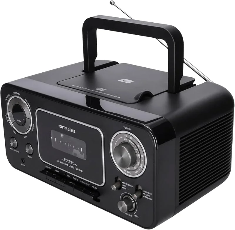 Muse M-182 RDC Stereoradio, Svart — Portabel digital och ljud