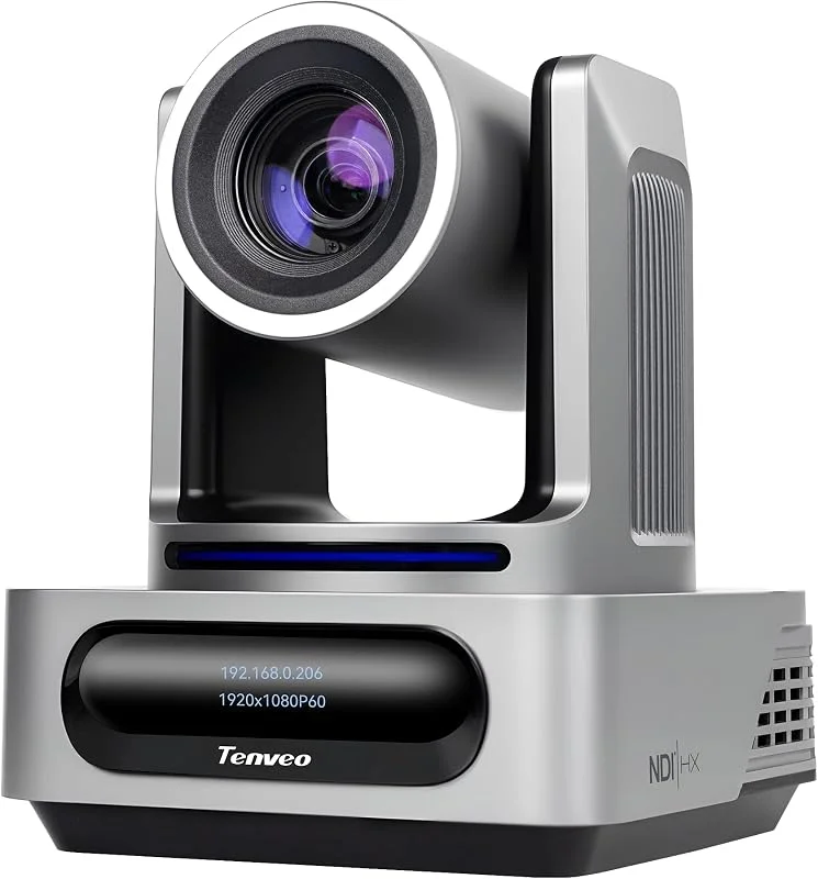 Tenveo PTZ-kamera 10x optisk zoom Konferenskamera, 1080p HD-kamera för Skype, Zoom-videokonferenser, YouTube, Twitch, OBS Live Streaming Skype, Zoom, Teams Meeting, Business Church Events Education — Datortillbehör