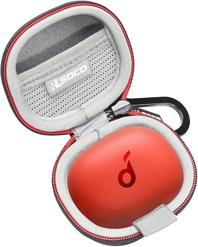 RLSOCO fodral till Anker soundcore P20i, Life P3 äkta trådlösa öronsnäckor (endast fodral) — Hörlurar och ljud