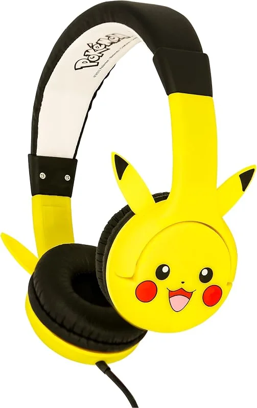 OTL Technologies PK1178 Pokemon Pikachu Ears trådbundet headset för barn gul — Hörlurar och ljud