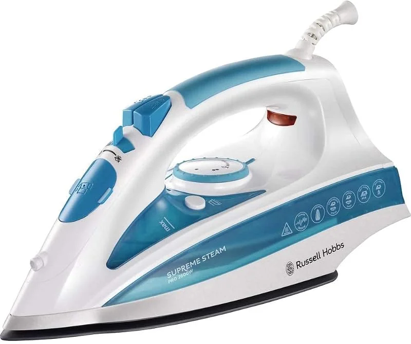 Russell Hobbs strykjärn, 2600W, 210 g ångpuff och 70g kontinuerlig ånga, vattentank 300 ml, anti-dropp funktion, keramisk styrksula, Supreme steam 20562-56 Exklusiv för Amazon — Hushållselektronik