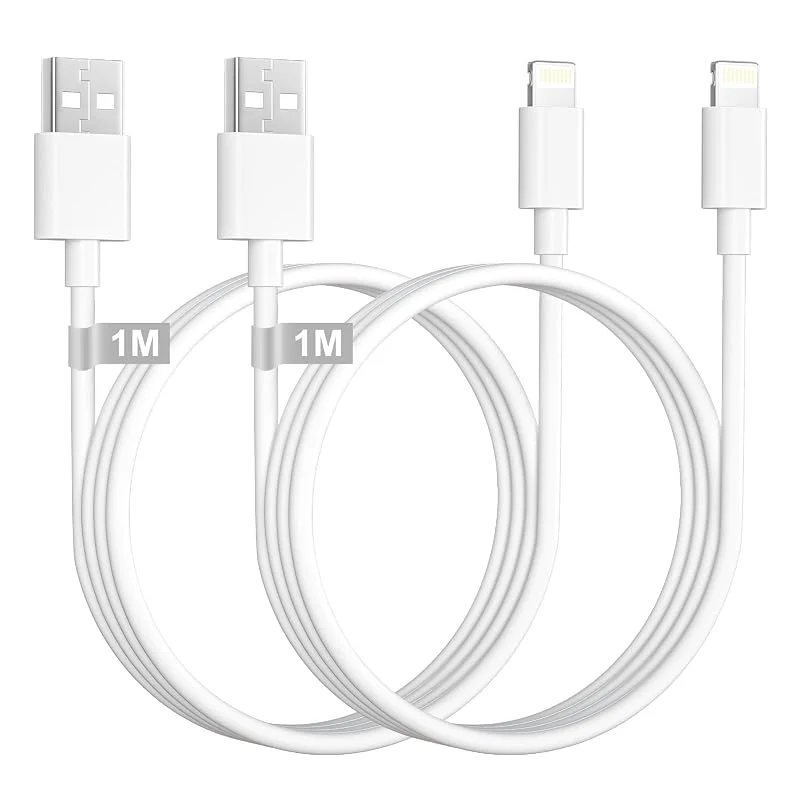 iPhone-laddningskabel 1M 2Pack [Apple MFi-certifierad], USB Lightning-kabel — Mobil och surfplatta