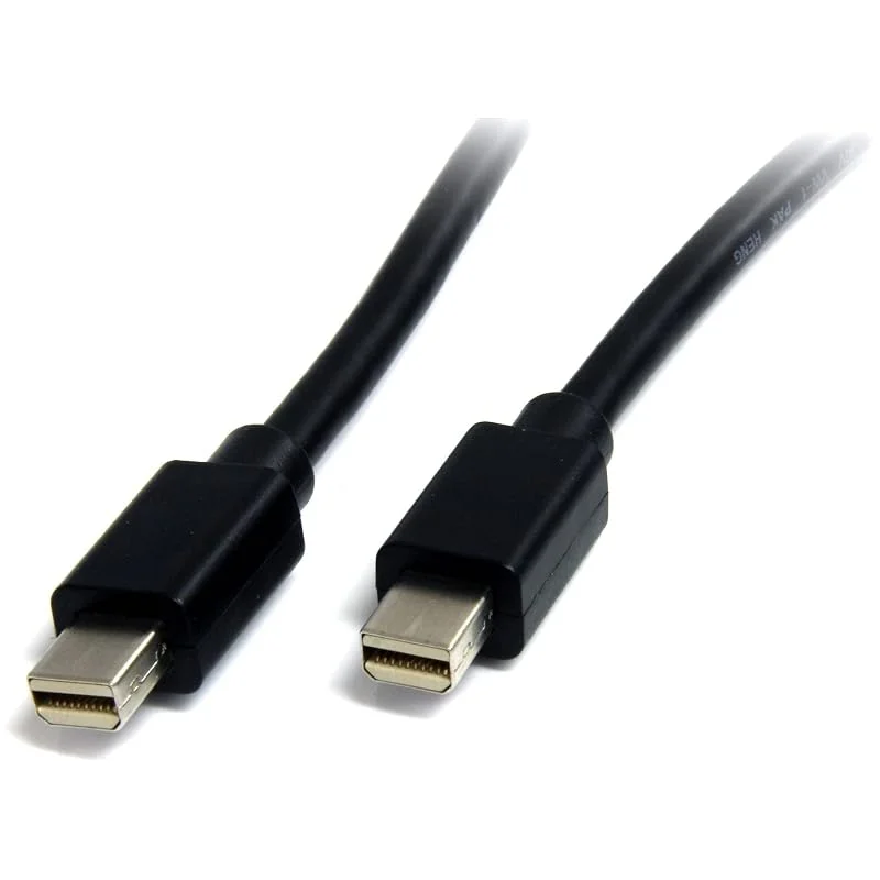 StarTech.com 1 m Mini DisplayPort till Mini DisplayPort-kabel – 4K x 2K Ultra HD-Video – Mini DisplayPort 1.2 kabel – Mini DP till Mini DP bildskärmskabel – mDP kabel – M, M (MDISP1M) — Laddning och kablar