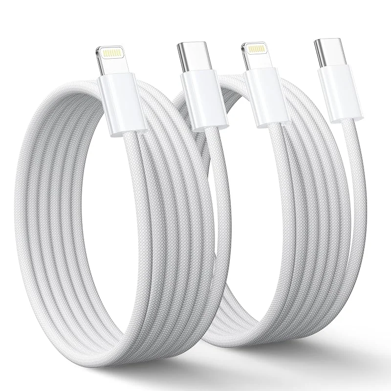 USB C Lightning kabel 3M 2pack MFi original laddningskabel iPhone — Mobil och surfplatta