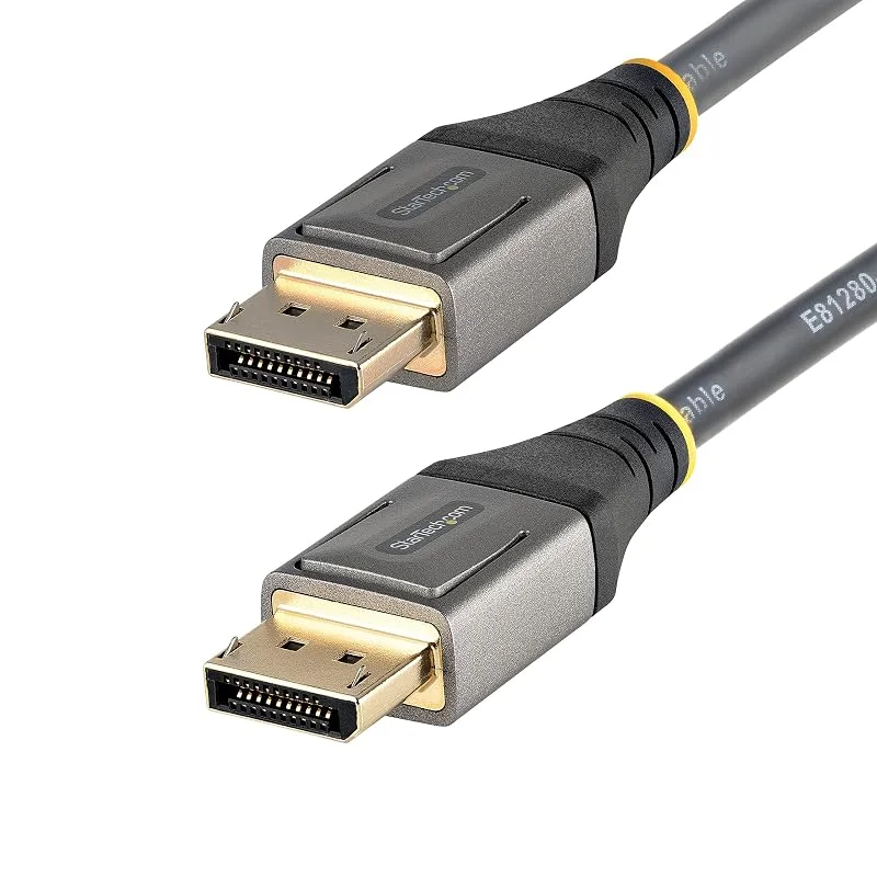 StarTech.com 5 m VESA-Certifierad DisplayPort 1.4-Kabel - 8K 60Hz HDR10 - Ultra HD 4K 120Hz Video - För Skärmar - DP Till DP - M, M (DP14VMM5M) — Laddning och kablar