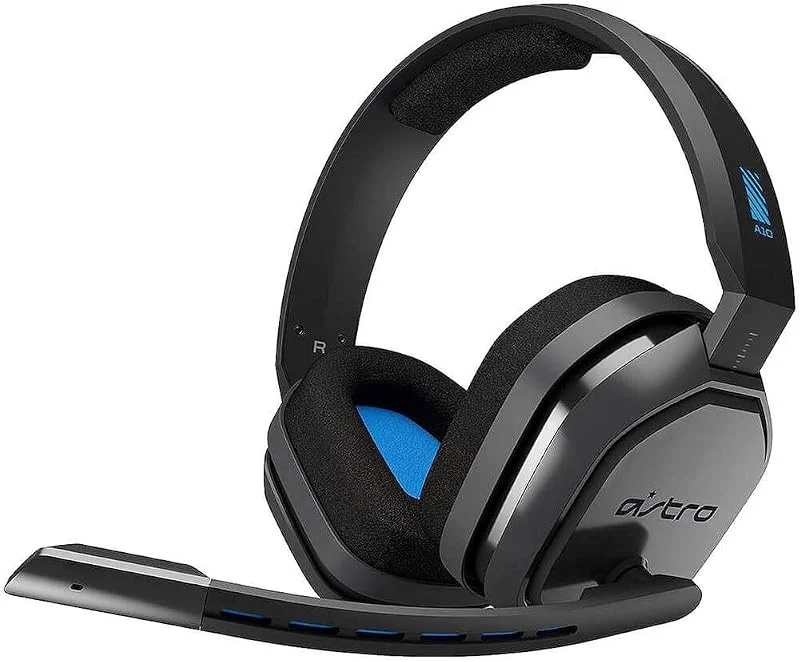 ASTRO Gaming A10 trådbundet gamingheadset, slitstarkt, lätt vikt, ASTRO Audio, Dolby ATMOS, 3, 5 mm Audio Jack för Xbox One, PS4, Switch, PC, Mac, Mobile - Svart, Blå — Hörlurar och ljud