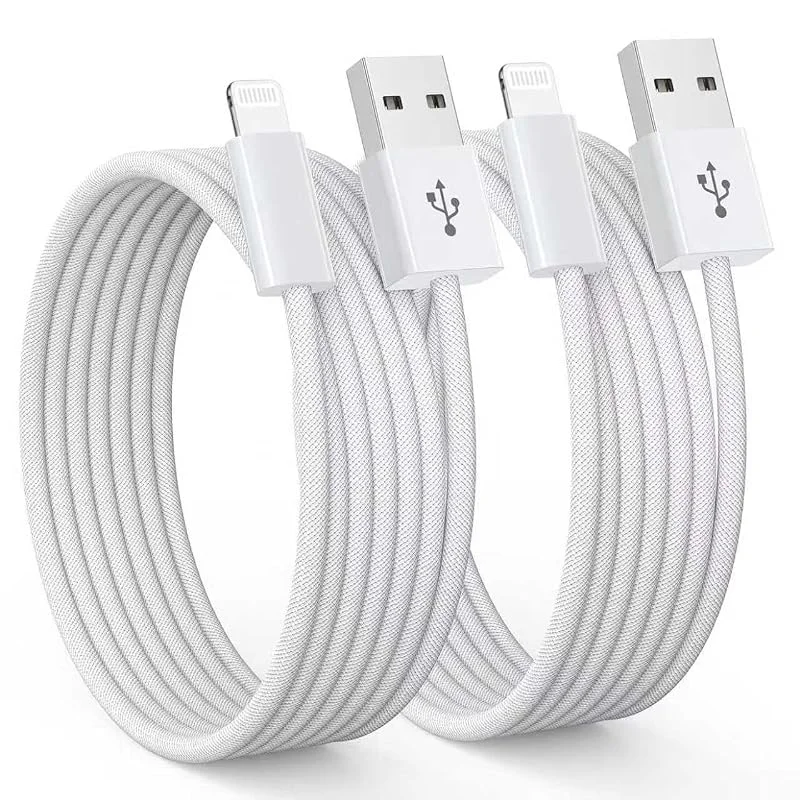 SIZUKA iPhone laddningskabel original laddningskabel [2M 2-pack], Lightning kabel MFi-certifierad iPhone-kabel snabbladdningskabel för iPhone 14 13 12 11 Pro, Pro Max, Mini, XR XS Max X, 8 7 6 6s Plus — Mobil och surfplatta