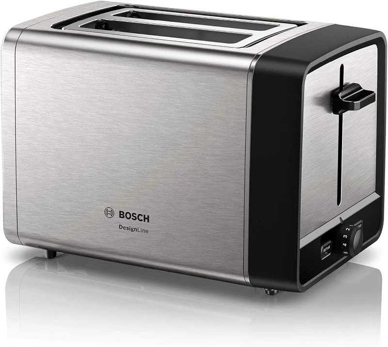 Bosch DesignLine TAT5P420DE Brödrost, Silver — Kök & Hushåll