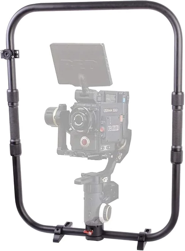DF DIGITALFOTO Magisk Ring Universellt Handhållet Ringgrepp, Dubbel Styre Ring med Växeladapter, Kompatibel med ZHIYUN Crane 3S-stabilisator, DJI Ronin S Gimbal etc. — Portabel digital och ljud