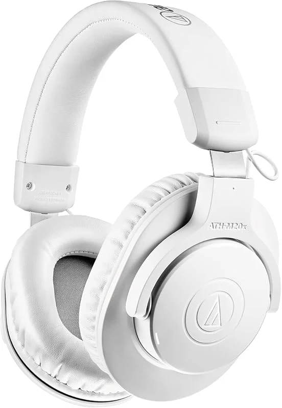 Audio-Technica M20xBTWH Trådlösa Hörlurar Vit — Hörlurar och ljud