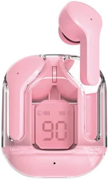 Ziyan Bluetooth-hörlurar, hörlurar trådlösa Bluetooth 5, 4 in-ear hörlurar sport spelheadset brusreducering hörlurar bas touch kontroll för alla (rosa) — Hörlurar och ljud