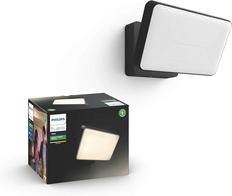 Philips Hue White LED Welcome strålkastare, svart, 1st — Smart belysning