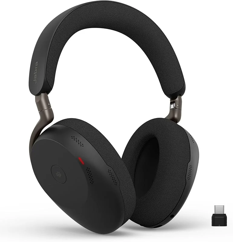 Jabra Evolve3 85 Trådlöst Headset med Aktiv Brusreducering, Svart — Hörlurar och ljud