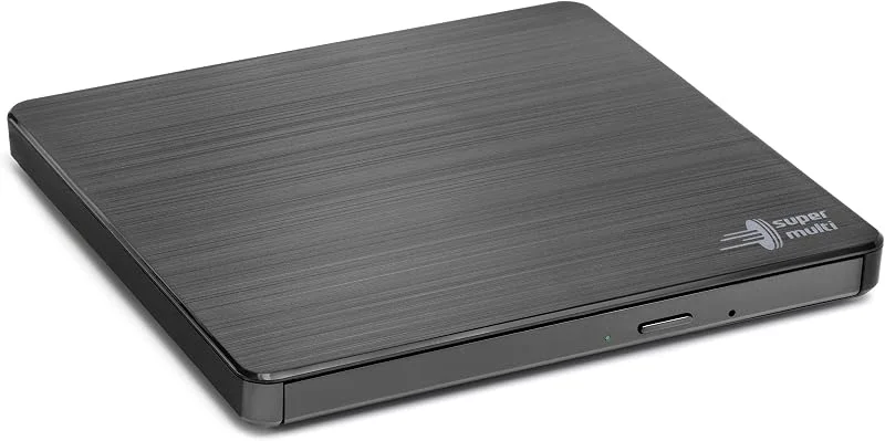 Hitachi-Lg Gp60 Extern Dvd-Enhet, Tunn Bärbar Dvd-Brännare, -Skrivare, Spelare För Bärbar Dator — Portabel digital och ljud
