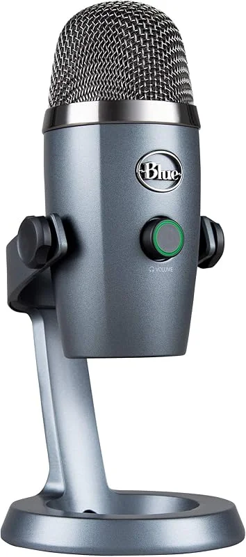 Logitech for Creators Blue Yeti Nano premium USB-mikrofon för inspelning, streaming, gaming, podcasting, Grå — Hörlurar och ljud