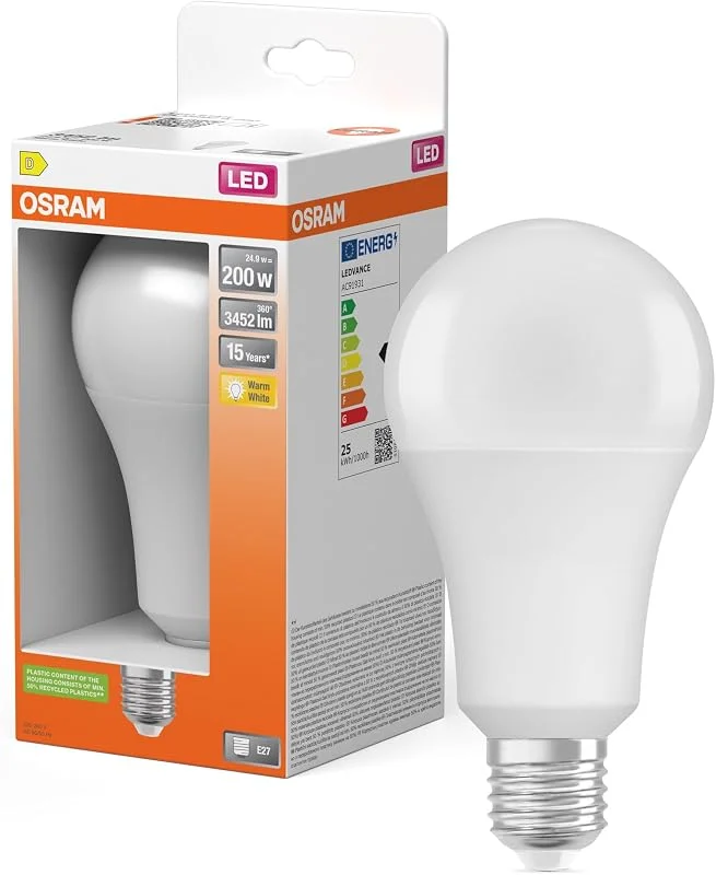 OSRAM LED STAR CLASSIC A ‎4058075659667 LED-lampa, Varm Vit, 1 styck — Smart belysning
