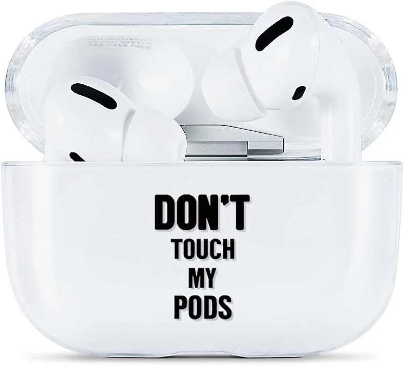 AKABEILA AirPods Pro Case fodral, kompatibelt med AirPod Pro genomskinligt skal fodral AirPods Pro Case (LED synlig fram) stötskydd söta motiv, dinosaurier — Mobil och surfplatta