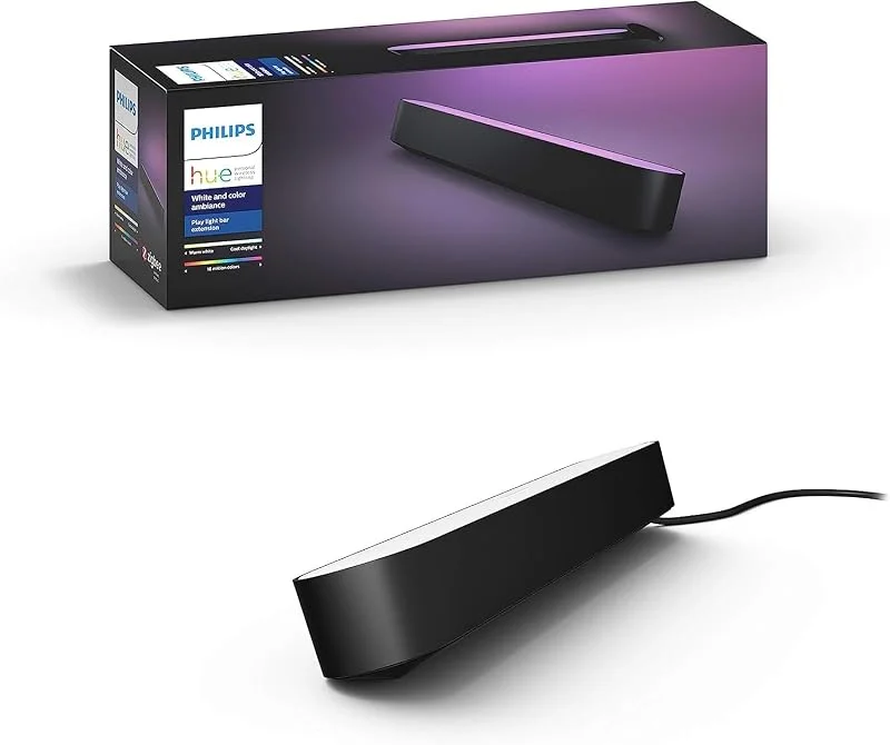 Philips Hue Play Light Bar utan störmkontakt, svart — Smarta hem