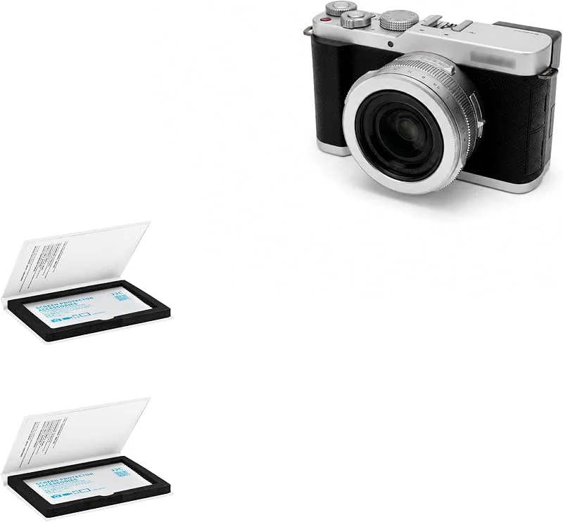 (2-pack) JJC Skärmskydd i Härdat Glas för Panasonic Lumix DC-L10 S9 S5II S5 G9 G100 G100D G110 Kompakt Digitalkamera, Ultratunn HD, Okrossbar Anti-bubbla Med Hög Hårdhet — Portabel digital och ljud
