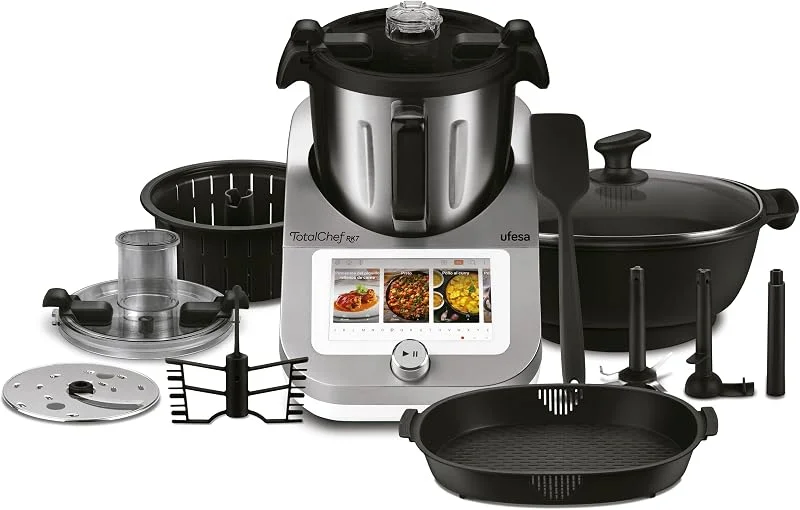 ufesa TotalChef RK7 85104982 Matberedare, Silver, Svart, 4, 5 L — Kök & Hushåll