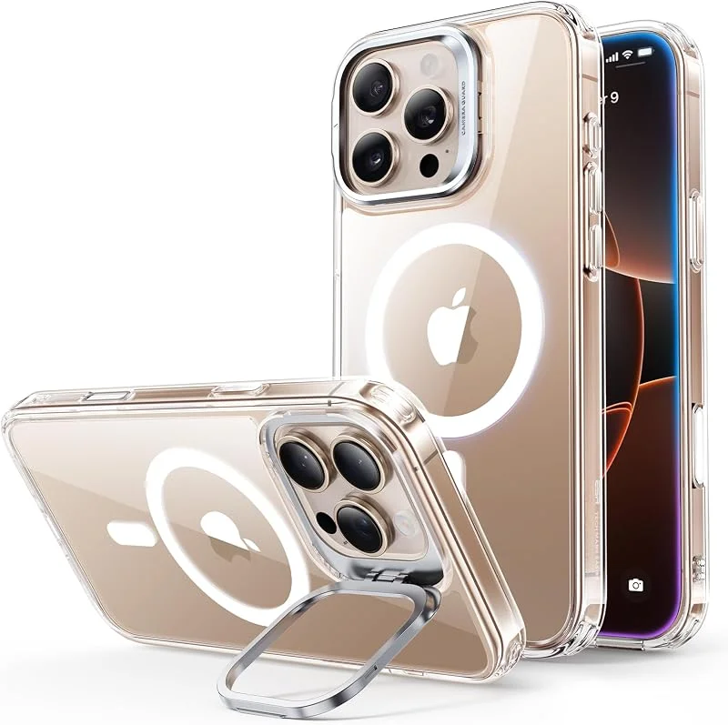 ESR MagSafe Flex Stand Cover för iPhone 16 Pro, transparent — Mobil och surfplatta