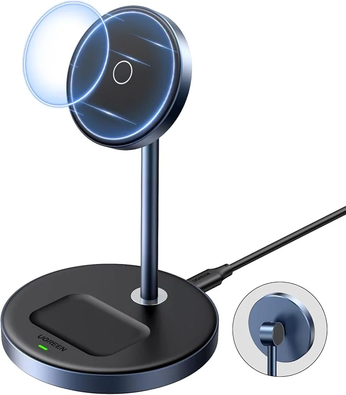 UGREEN Zapix 2-i-1 iPhone-laddningsstation med MagSafe — Mobil och surfplatta