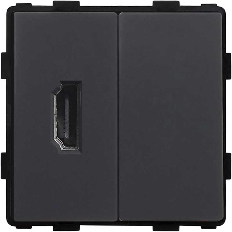 BSEED DIY 1, 2 HD Head Outlet svart uttag — Smarta hem