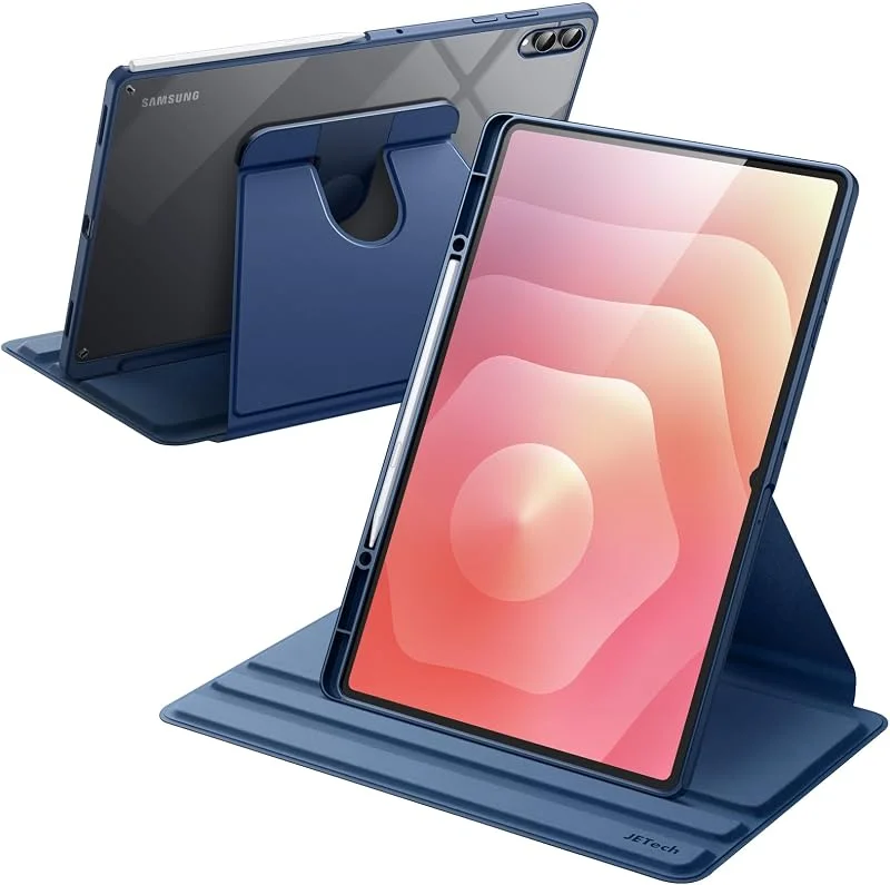 JETech Roterande Fodral för Samsung Galaxy Tab S12 Ultra, S11 Ultra, Marin — Mobil och surfplatta
