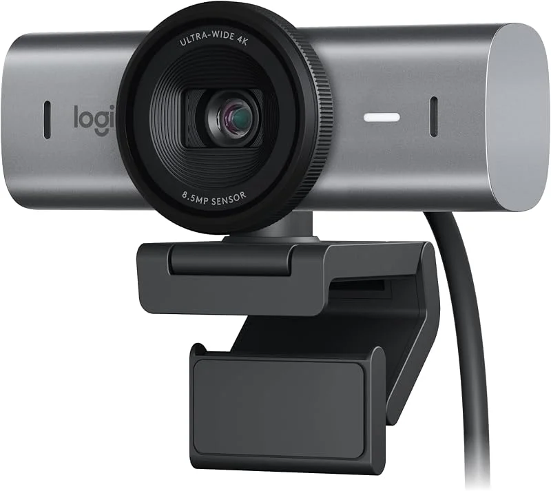 Logitech MX Brio Ultra HD 4K för samarbete och streaming Webbkameran — Datortillbehör