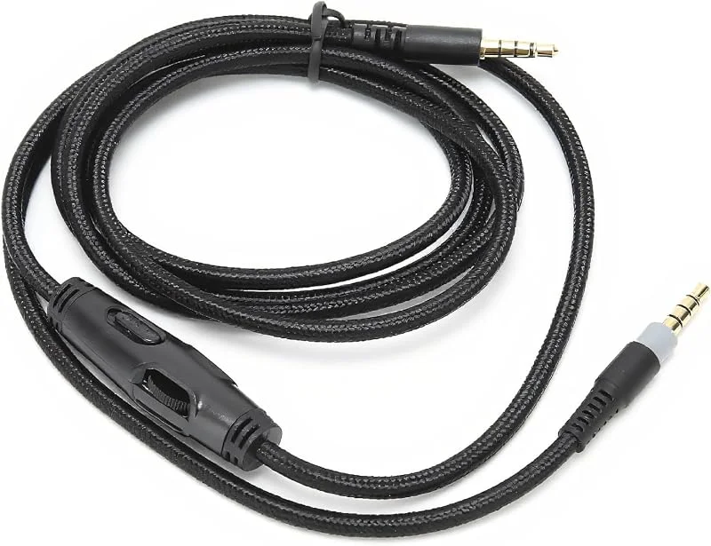 3, 5 Mm Hane Till Hane Ljudkabel, AUX-adapter för Ljudingång för Hörlurar, med Trådkontrollfunktion, för Cloud, för Cloud Alpha-hörlurar — Hörlurar och ljud