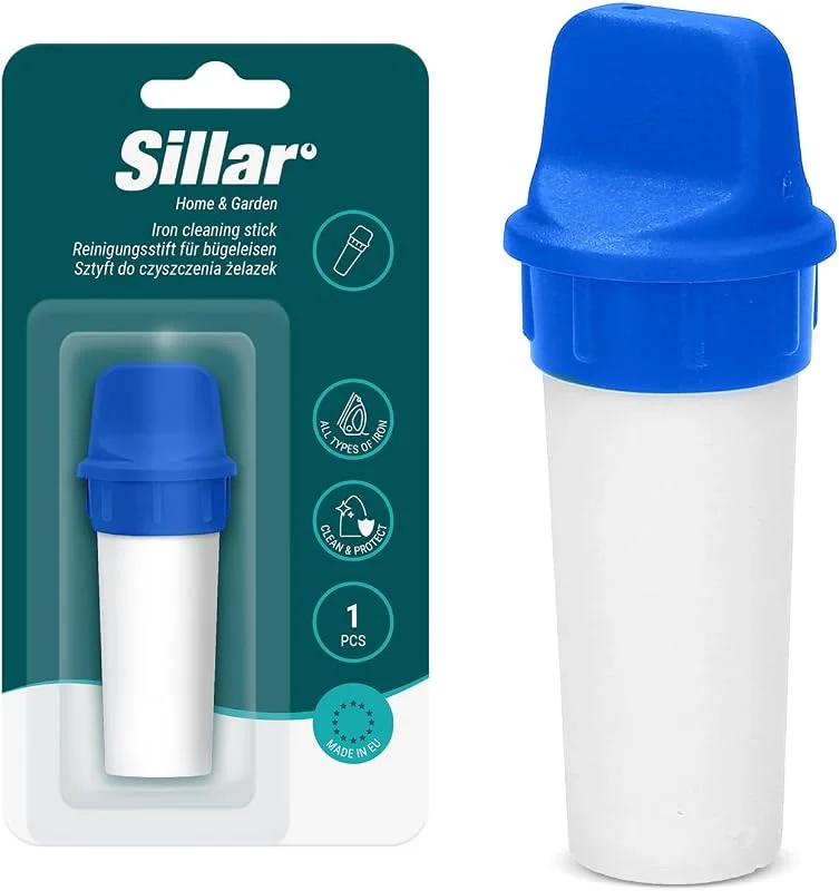 Sillar Iron Cleaner 25g, Rengöringsmedel - Rengöringspenna för Strykjärn, Ångstrykjärn Vård, Strykjärn Renare för Ångstrykjärn och Strykjärn, t.ex. för Siemens AEG Bosch Tefal Braun — Hushållselektronik