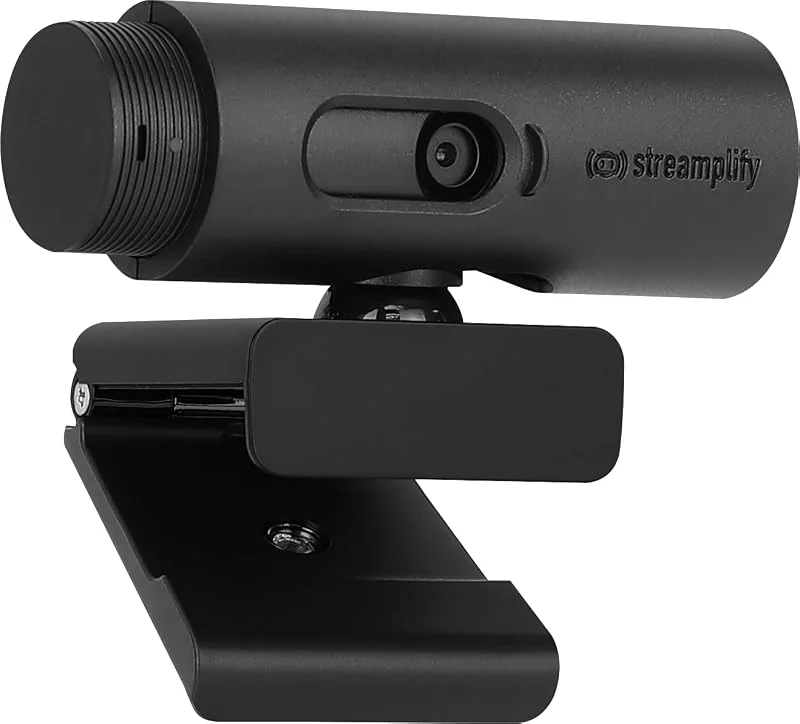 Streamplify CAM 1080p Full HD Webbkamera Svart — Datortillbehör