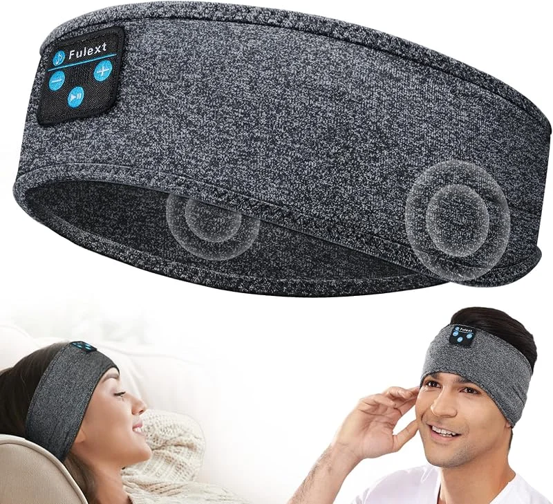 Bluetooth-sömnhörlurar, mjukt, elastiskt, bekvämt pannband, Bluetooth-pannband, för män, kvinnor, tonåringar, jul, fars- och mors dag, födelsedag — Hörlurar och ljud
