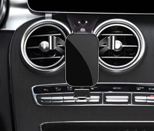 Hållare för biltelefonen Kompatibel med Mercedes Benz glc X253 COUPE C W205 CLASS C205 2015 2016 2017 2018 2019 2020 2021 Interna tillbehör Svart Mobiltelefonstativ — Mobil och surfplatta