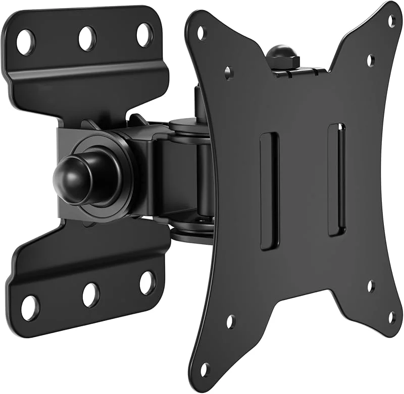 BONTEC Full Motion TV Väggfäste för 13-30" LCD LED Böjda Skärmar – Lutning och Vridbarhet med 360° Rotation, Max Viktkapacitet 25kg, VESA 75x75, 100x100mm — TV och streaming