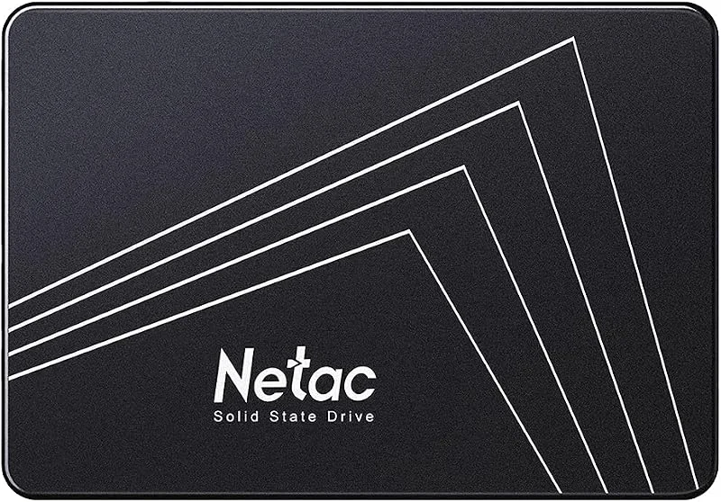 Netac Intern SSD, SSD 1 TB, Intern SSD-upp till 560 MB, s, 3D NAND, SATA, 2, 5 tum, Metallisk — Portabel digital och ljud