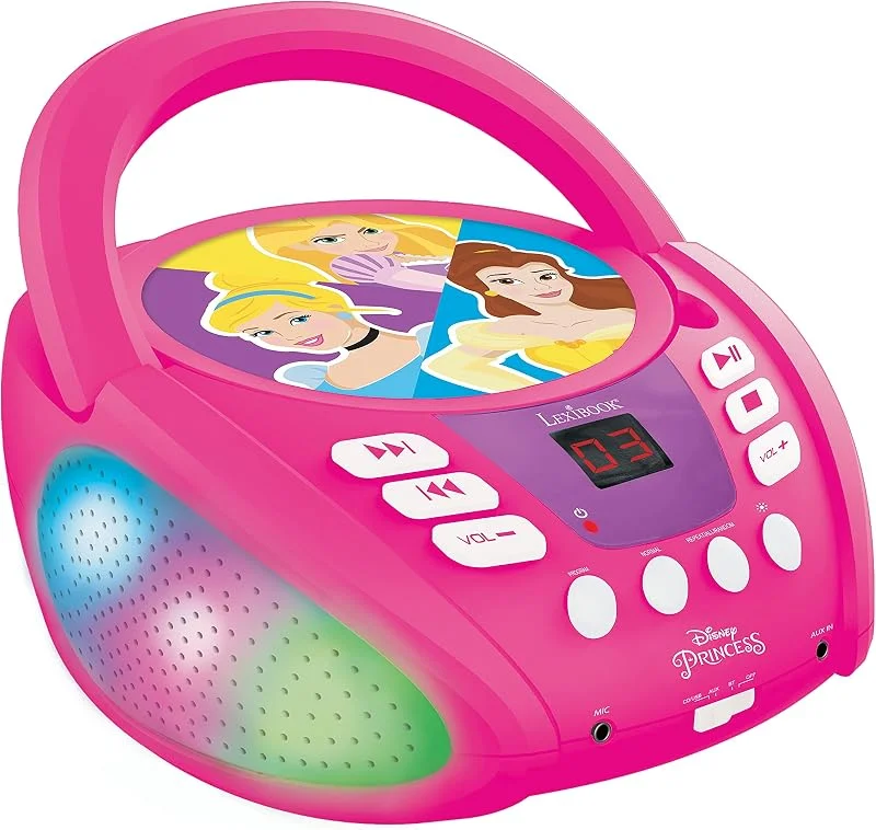 Lexibook, Disneyprinsessor, CD-spelare, RCD109DP — Hudvård