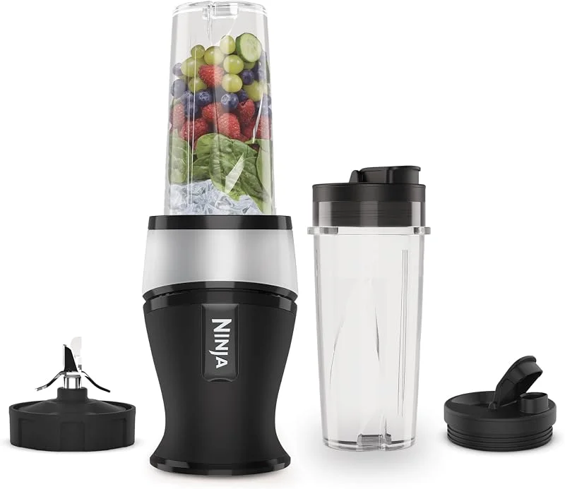 Ninja Mixer QB3001 Mixer & Smoothie Maker silver svart (QB3001EUS) — Kök & Hushåll