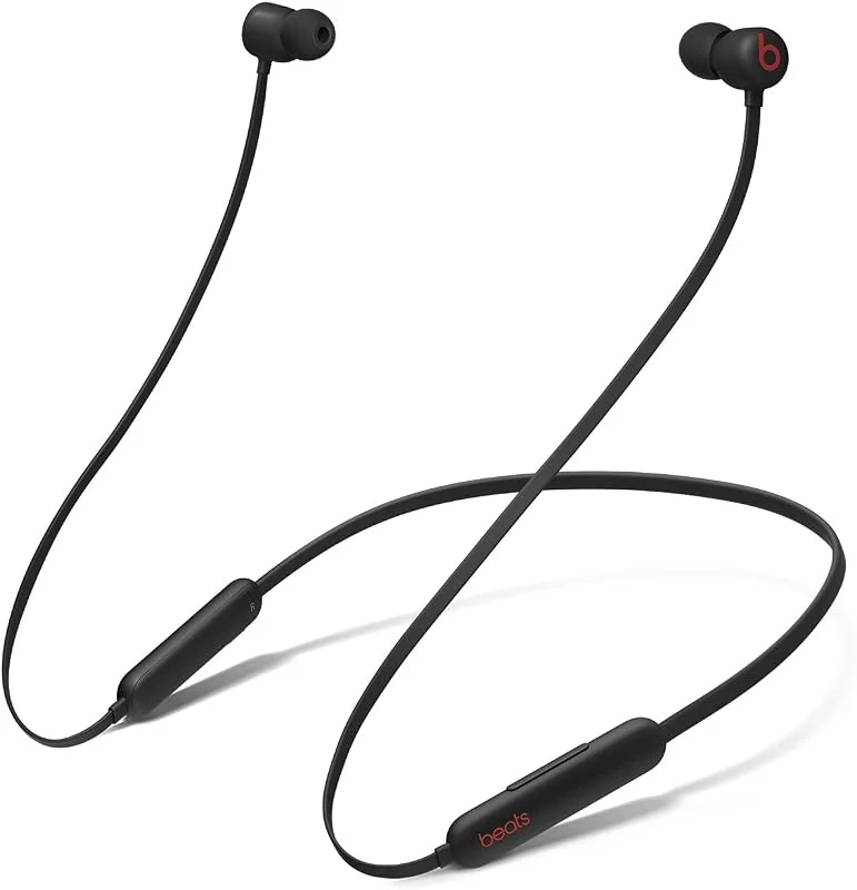Beats Trådlösa Flex-öronsnäckor – Apple W1-hörlurschip, magnetiska öronsnäckor, Class 1 Bluetooth, 12 timmars lyssning – svart — Hörlurar och ljud