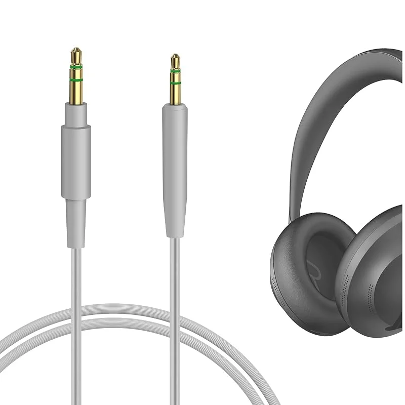 Geekria ljudkabel kompatibel med Bose 700, QuietComfort Ultra, QC 45, 35II, 35, 25, SE hörlurar, ersättningsstereo 3, 5 mm till 2, 5 mm (4 ft, 1, 2 m) — Hörlurar och ljud
